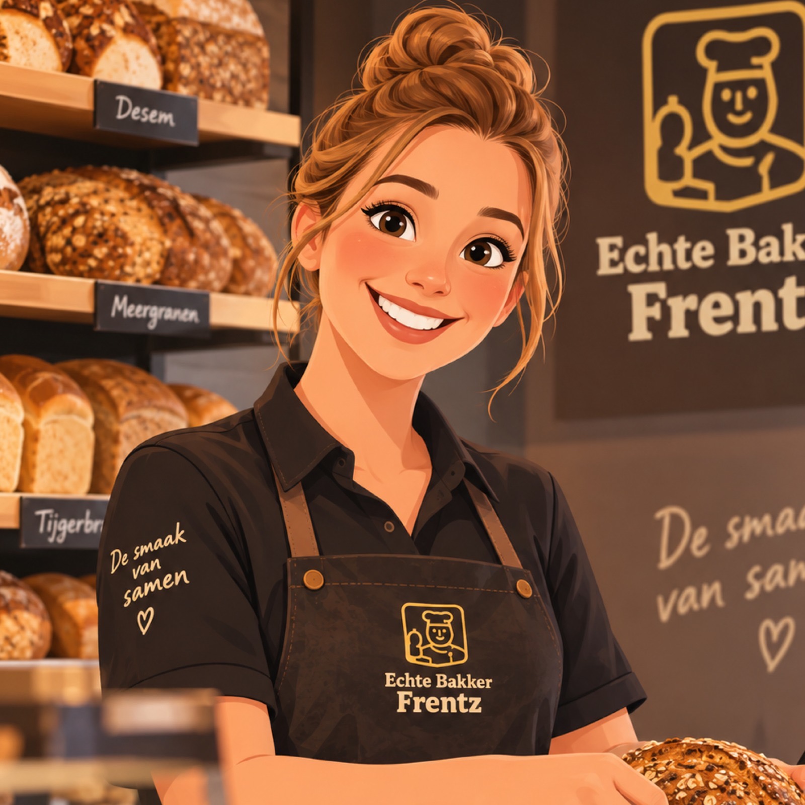 Winkelmedewerker bij Echte Bakker Frentz